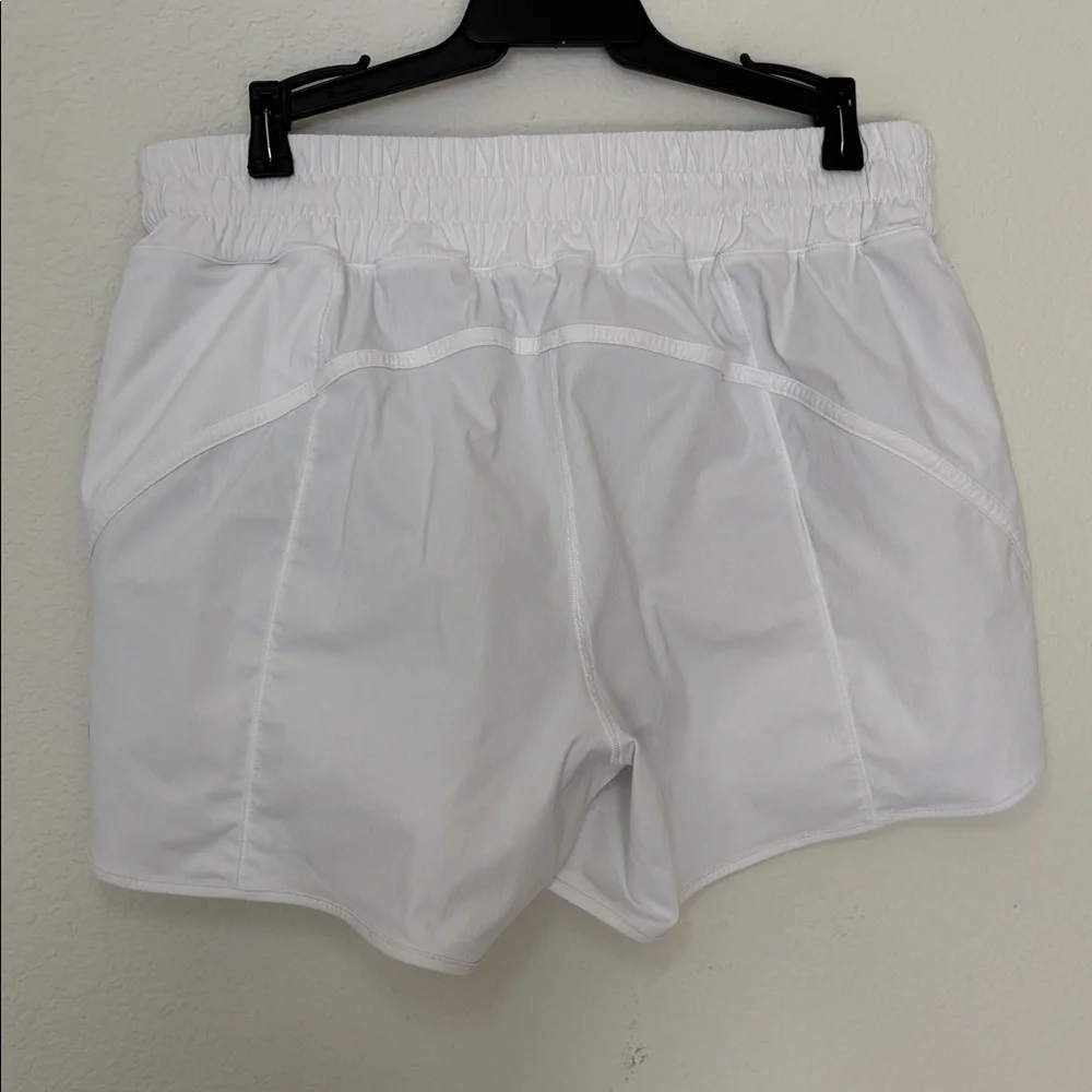 NEW Lululemon Track That Short *5" White Size 12 large - Picture 7 of 9